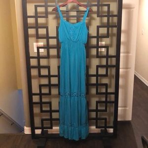 Aqua Maxi Dress-torrid Size 1